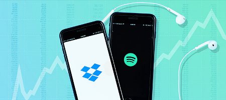 Spotify и Dropbox доступны для торговли