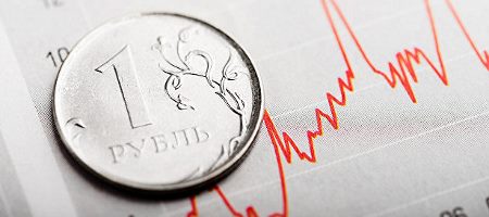 Рубль резко упал в первой половине торговой сессии четверга